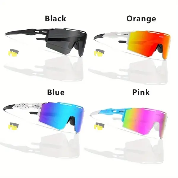 Polarized Sports Sunglasses For Men And Women, Ideal For Cycling, Skiing, Driving, And Mountain Climbing