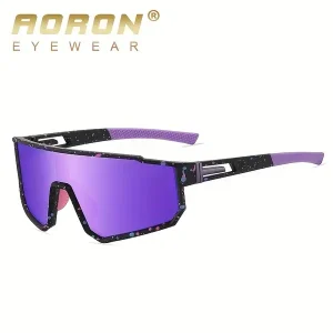 1pc Men's New Sports glasses, Fashion Polarized Colorful Outdoor glasses, Ideal choice for Gifts